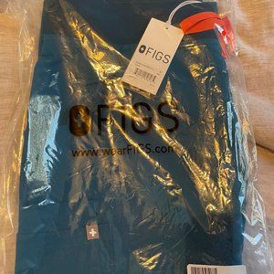 Figs Kade scrub pants - small tall - alps blue